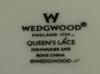ウェッジウッドWedgwood クイーンズレース　ティーカップ＆ソーサー 【ウェッジウッド廃盤品/個数限定】