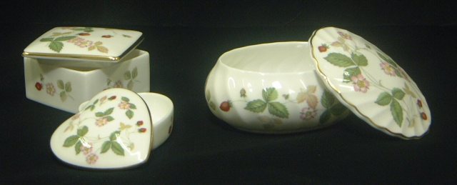 ウエッジウッド Wedgwood ワイルドストロベリー ハートボックス S