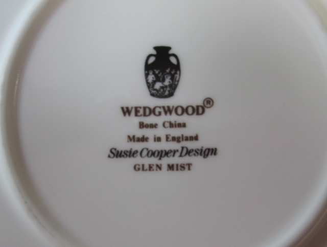 ウェッジウッド Wedgwood グレンミスト カップ＆ソーサー   キャン　【ウェッジウッド廃盤品/個数限定】