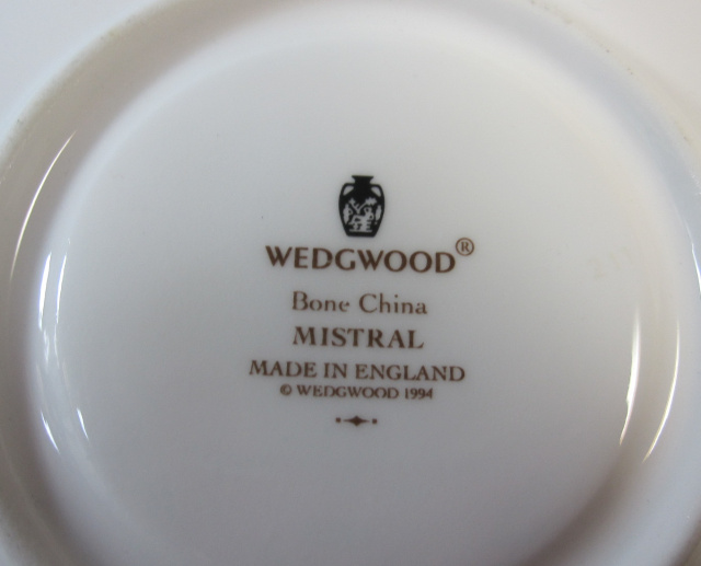 ウェッジウッド　Wedgwood ミストラル カップ＆ソーサー リー　【ウェッジウッド廃盤品/個数限定】