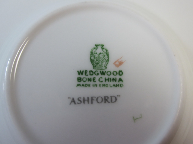 ウェッジウッド　Wedgwood  アッシュフォードイエロー  カップ＆ソーサー  ボンド【ウェッジウッド廃盤品/個数限定】