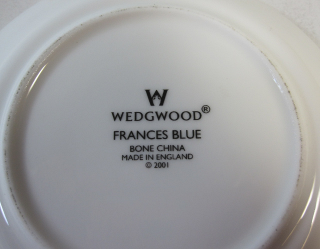 ウエッジウッド Wedgwood フランシスブルー　コーヒー　カップ＆ソーサー　【ウェッジウッド廃盤品/個数限定】