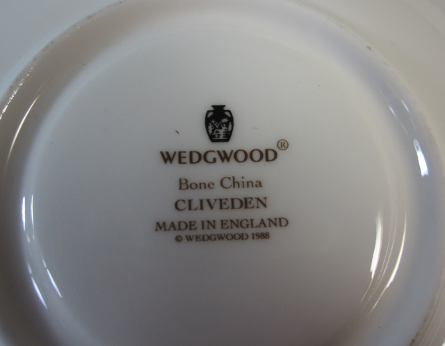 ウェッジウッドWedgwood  クリブデン  カップ＆ソーサー  リー　【ウェッジウッド廃盤品/個数限定】