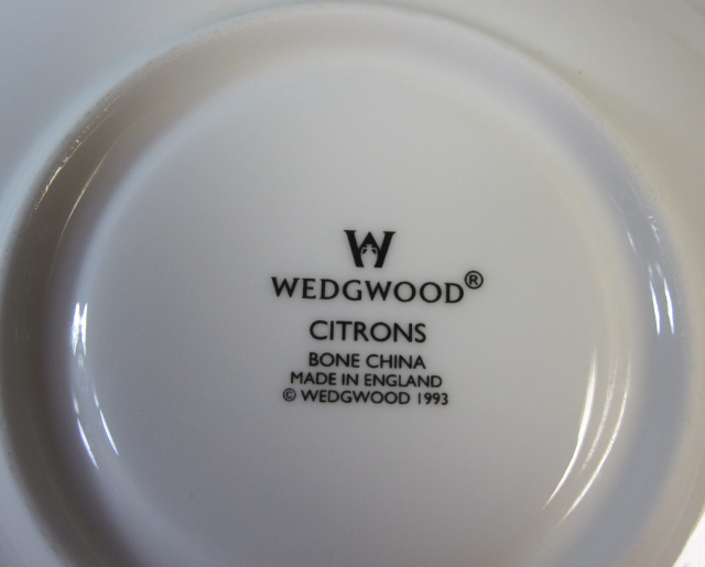 ウエッジウッド Wedgwood シトロン カップ＆ソーサー リー 【ウェッジウッド廃盤品/個数限定】