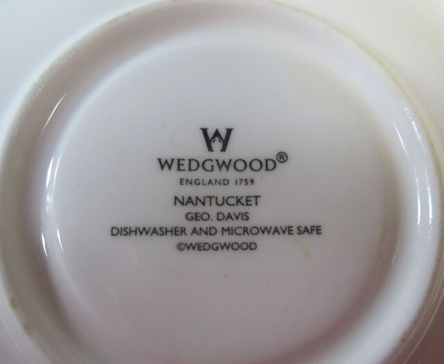 ウエッジウッド Wedgwood ナンタケット　ティー　カップ＆ソーサー　【ウェッジウッド廃盤品/個数限定】