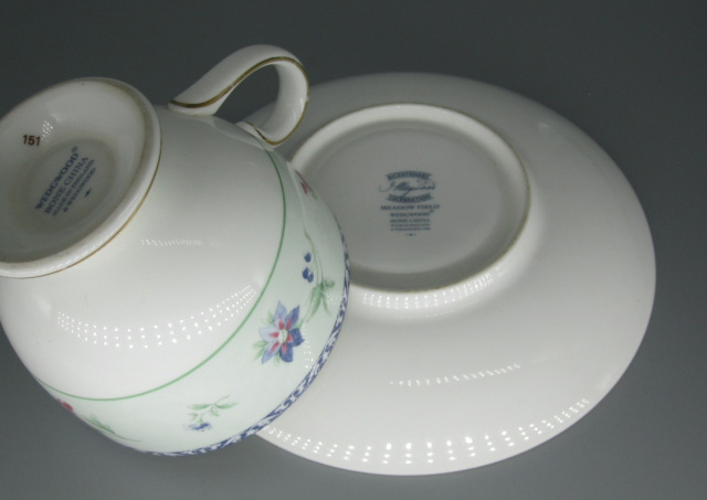 ウェッジウッド　WEDGWOOD　メドウフィールド　ティーカップ＆ソーサー リー　 【ウェッジウッド廃盤品/個数限定】